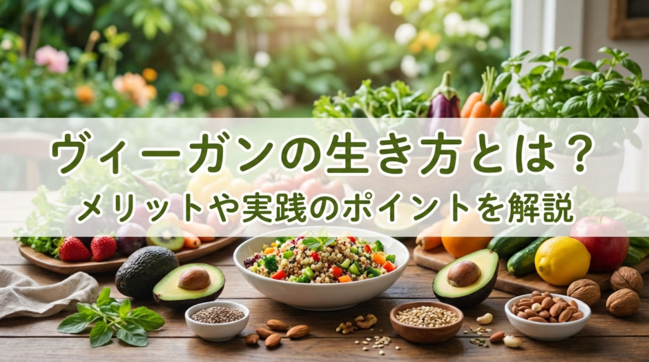 ヴィーガンの生き方とは？メリットや実践のポイントを解説