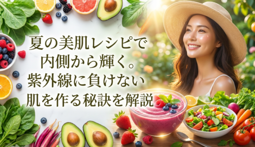 夏の美肌レシピで内側から輝く。紫外線に負けない肌を作る秘訣を解説