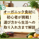 オーガニック食材に初心者が挑戦！選び方から生活への取り入れ方まで解説