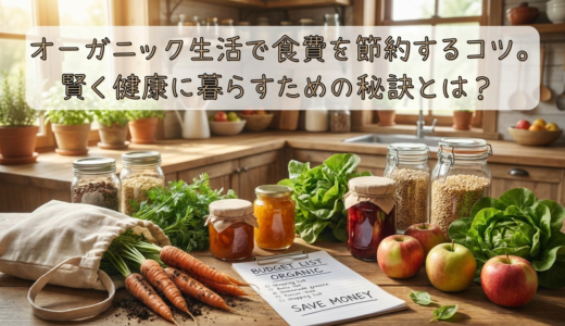 オーガニック生活で食費を節約するコツ。賢く健康に暮らすための秘訣とは？