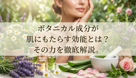 ボタニカル成分が肌にもたらす効能とは？その力を徹底解説。